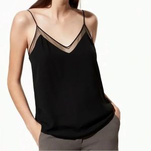 Aritzia Babaton Black Galen Camisole